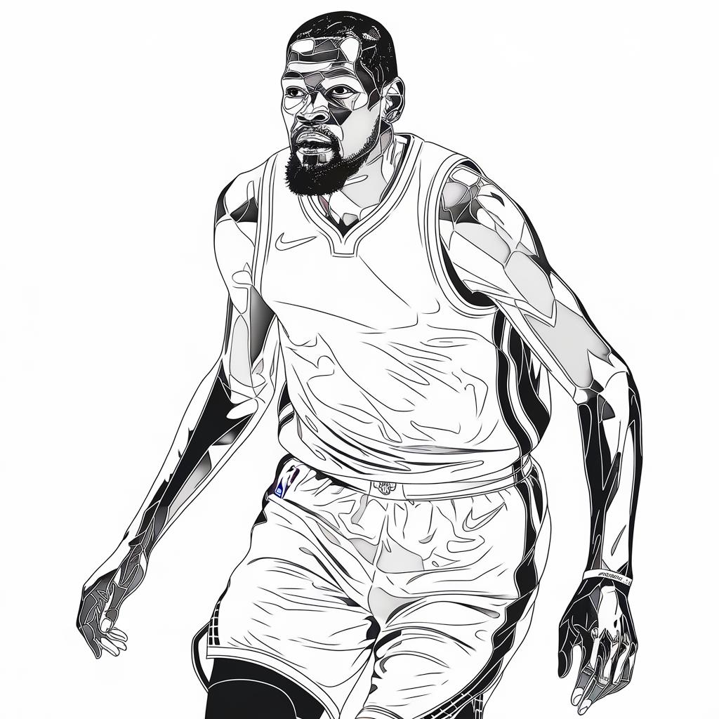 Kevin Durant Coloring Pages