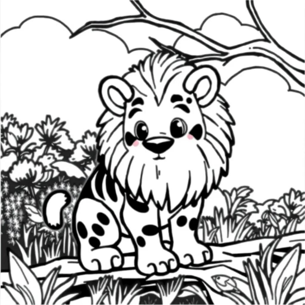 Kids Animal Coloring Pages