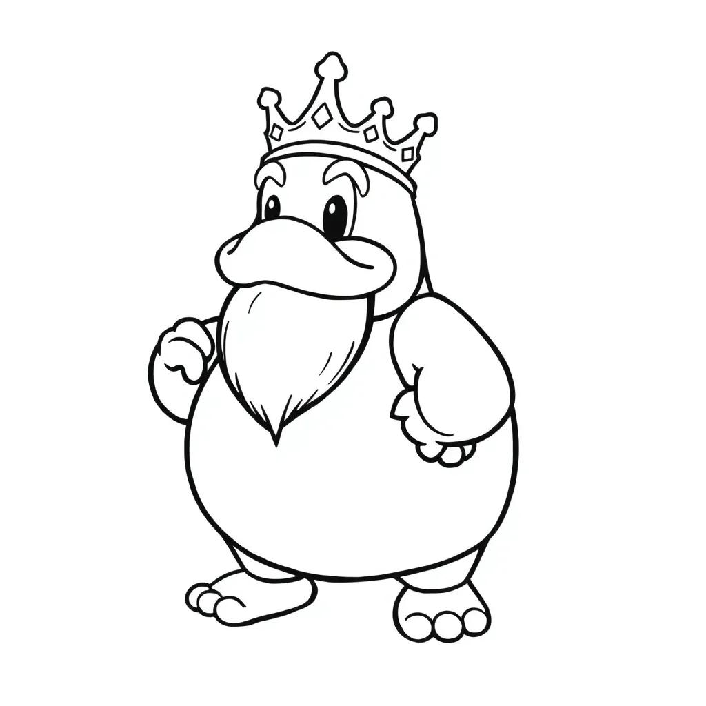 King Dedede Coloring Page