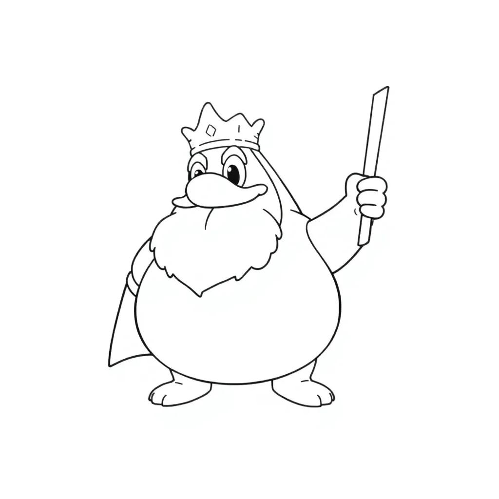 King Dedede Coloring Pages