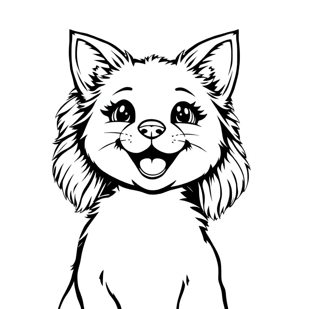 Kissy Missy Coloring Pages