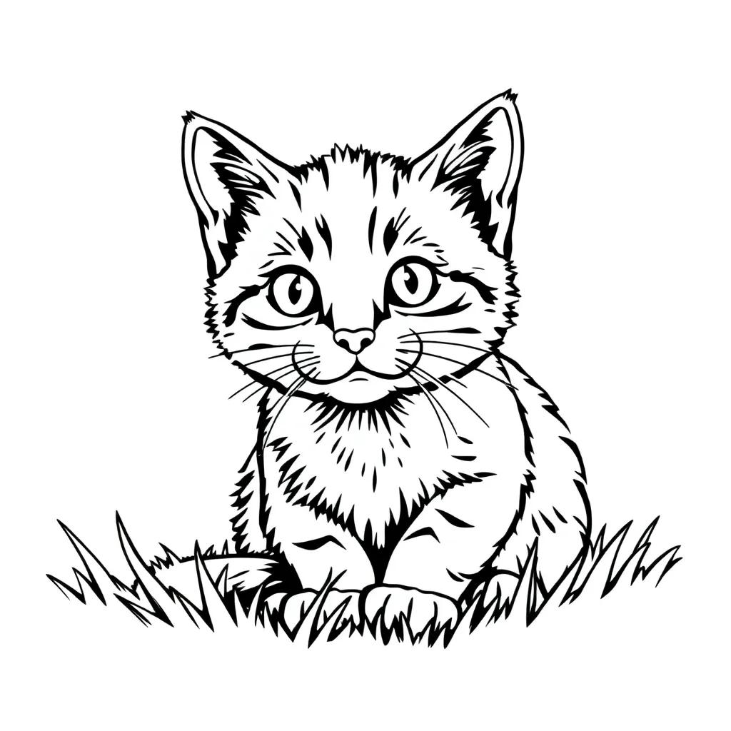 Kittens Coloring Pages Printable