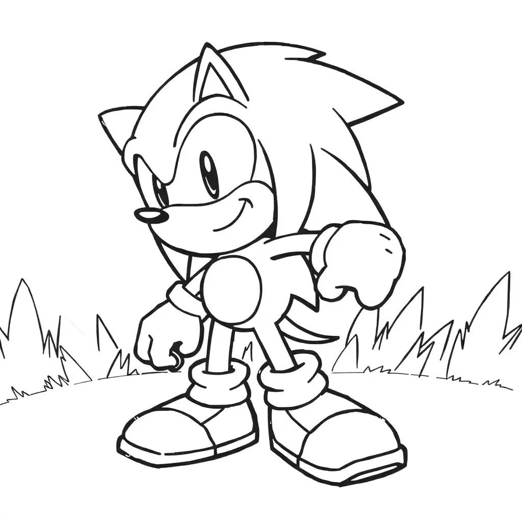 Knuckles Sonic 2 Coloring Pages
