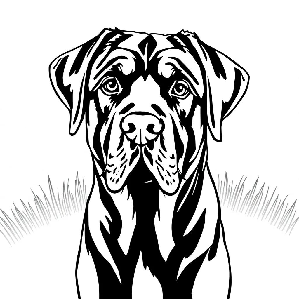 Lab Dog Coloring Pages