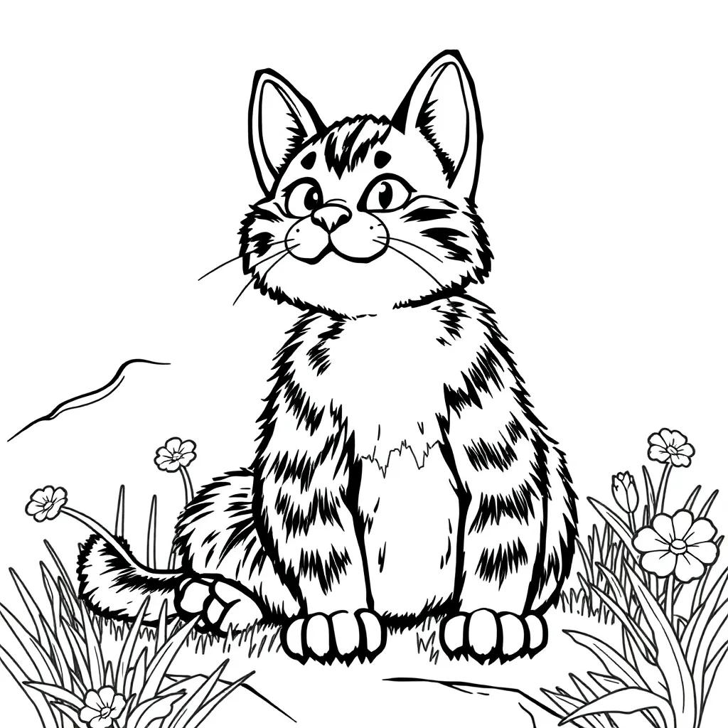 Lackadaisy Rocky Coloring Pages