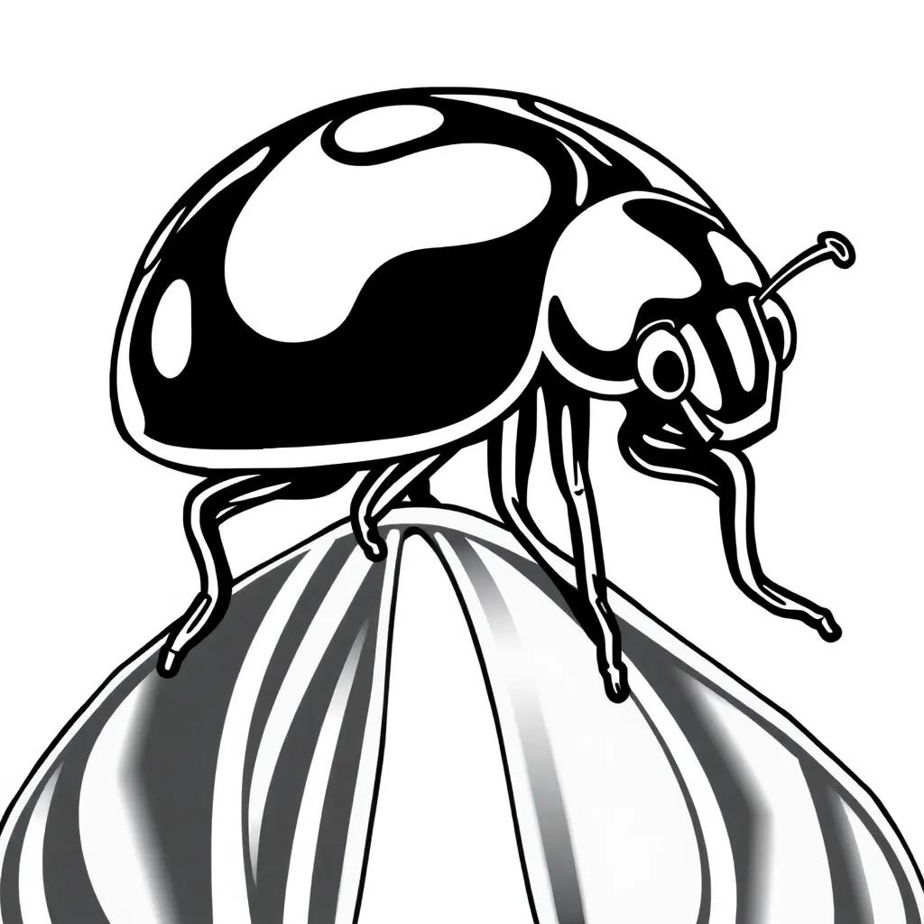Ladybug Coloring Page Printable