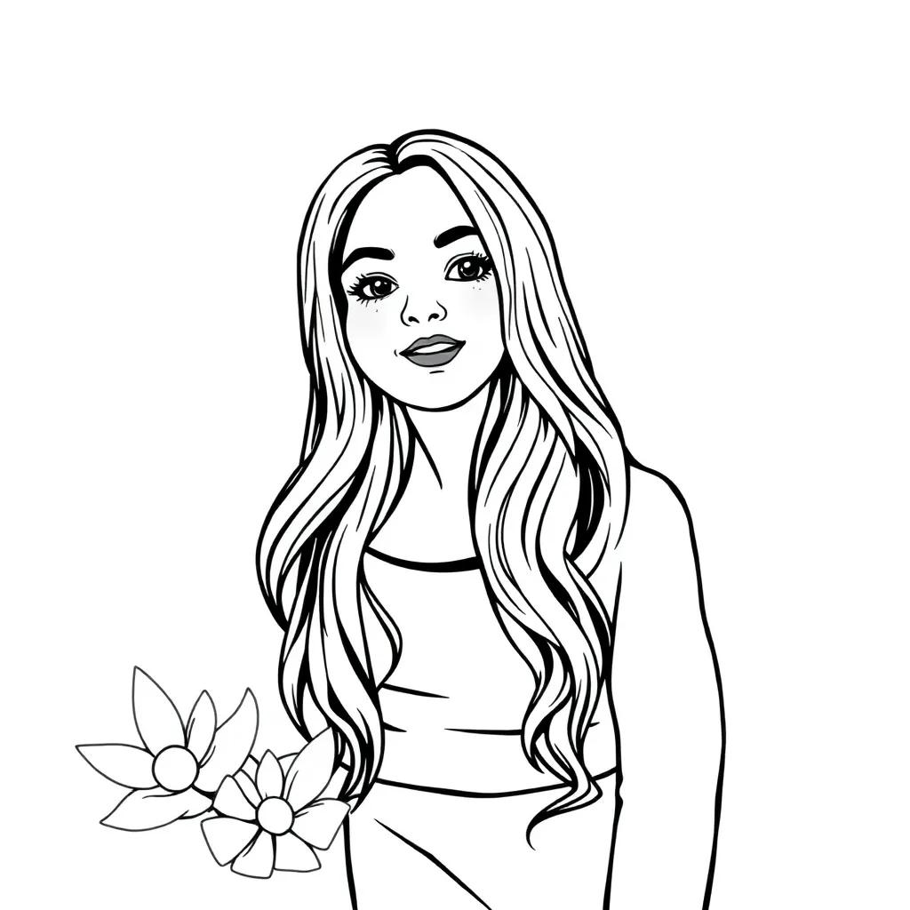 Lainey Wilson Coloring Pages