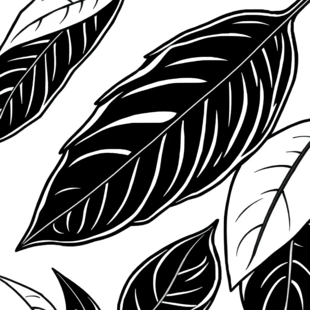 Leaf Coloring Pages Free