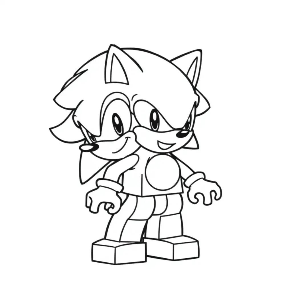 Lego Sonic Coloring Pages