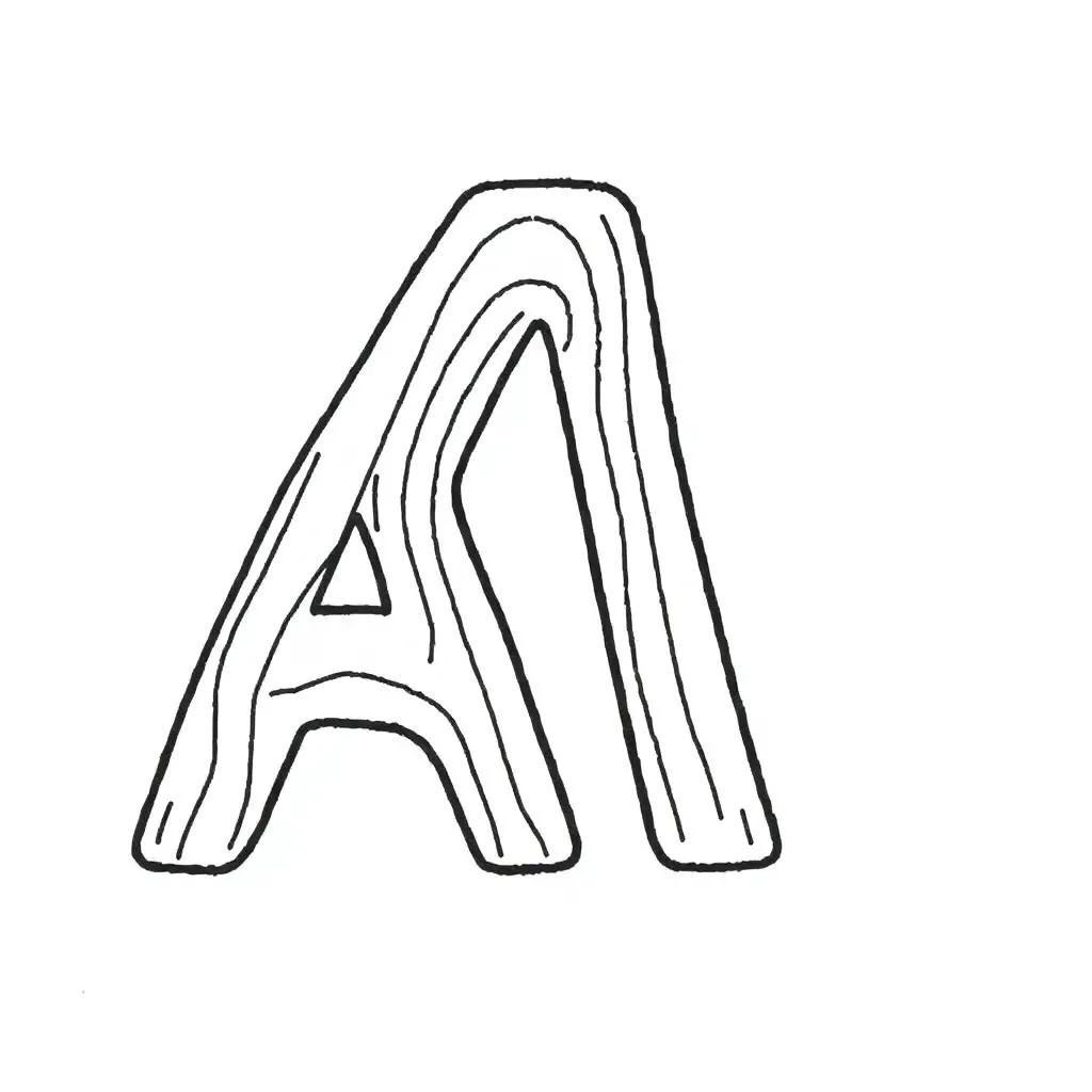 Letter A Coloring Pages For Preschoolers
