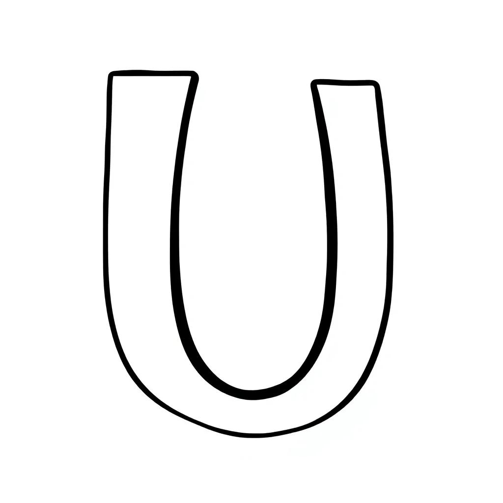 Letter U Coloring Pages
