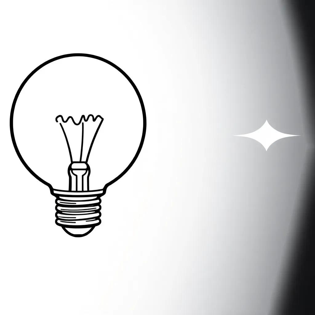 Light Bulb Coloring Pages