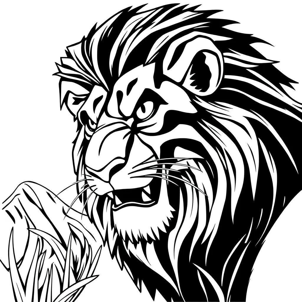Lion King Scar Coloring Pages