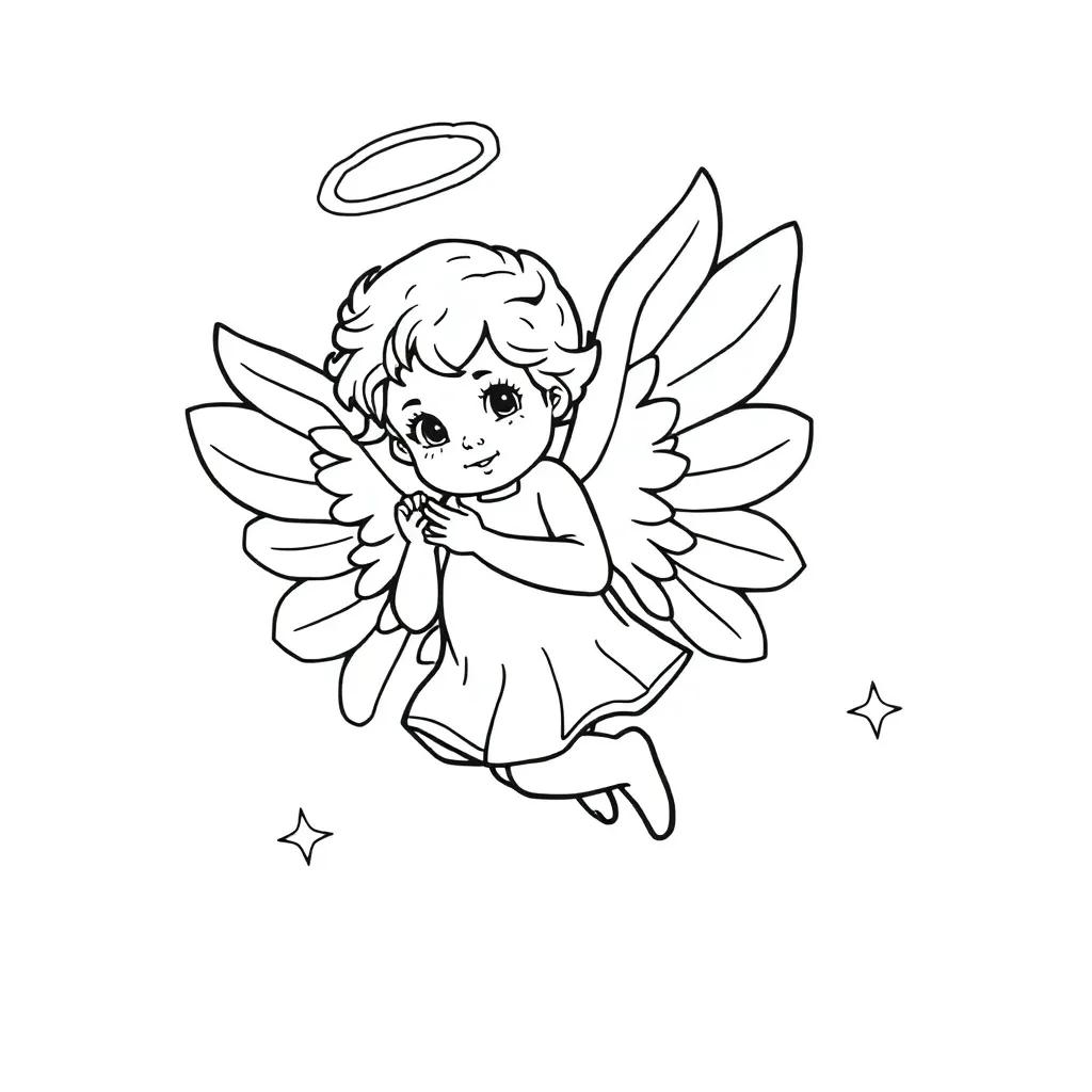 Little Angel Coloring Pages