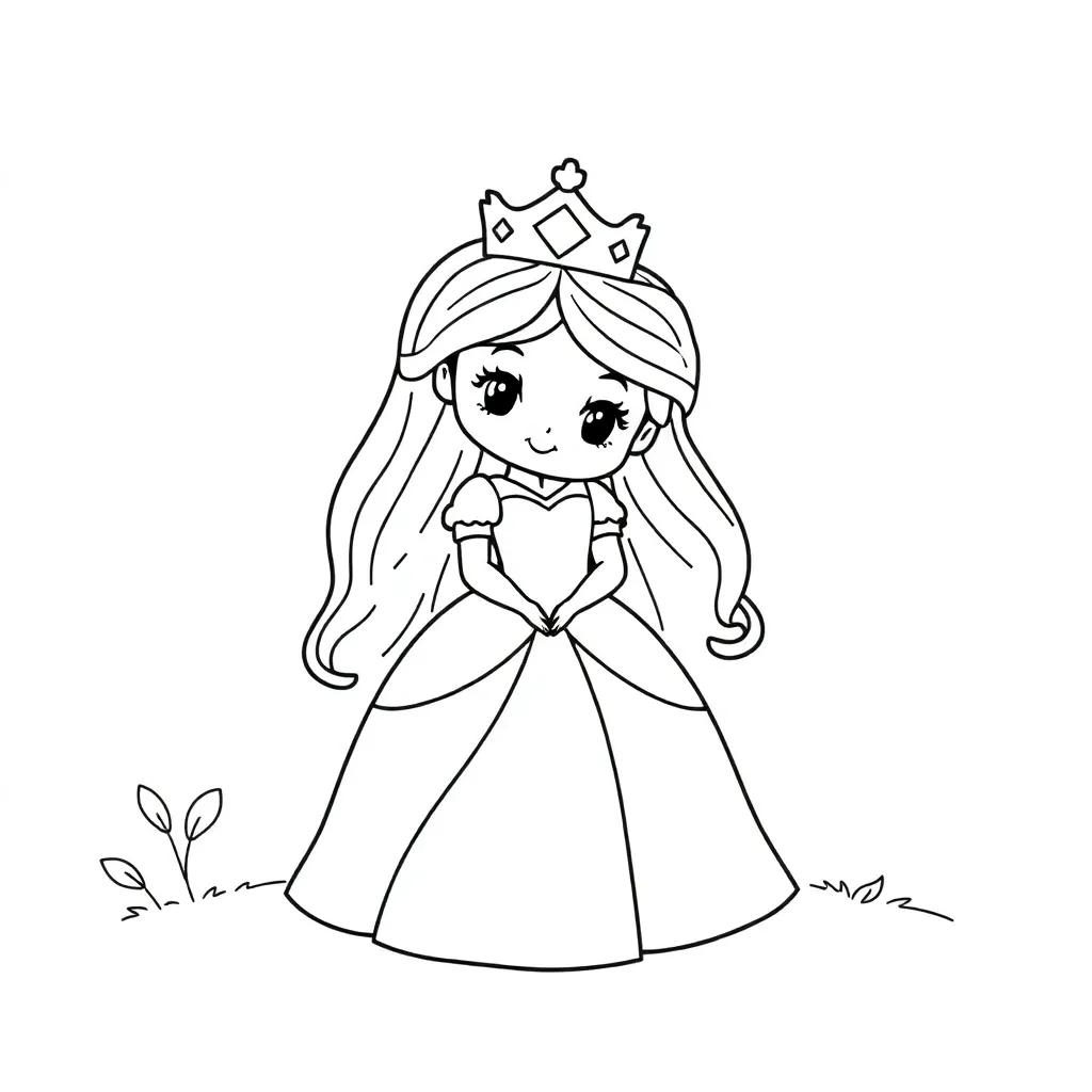 Little Princess Coloring Pages