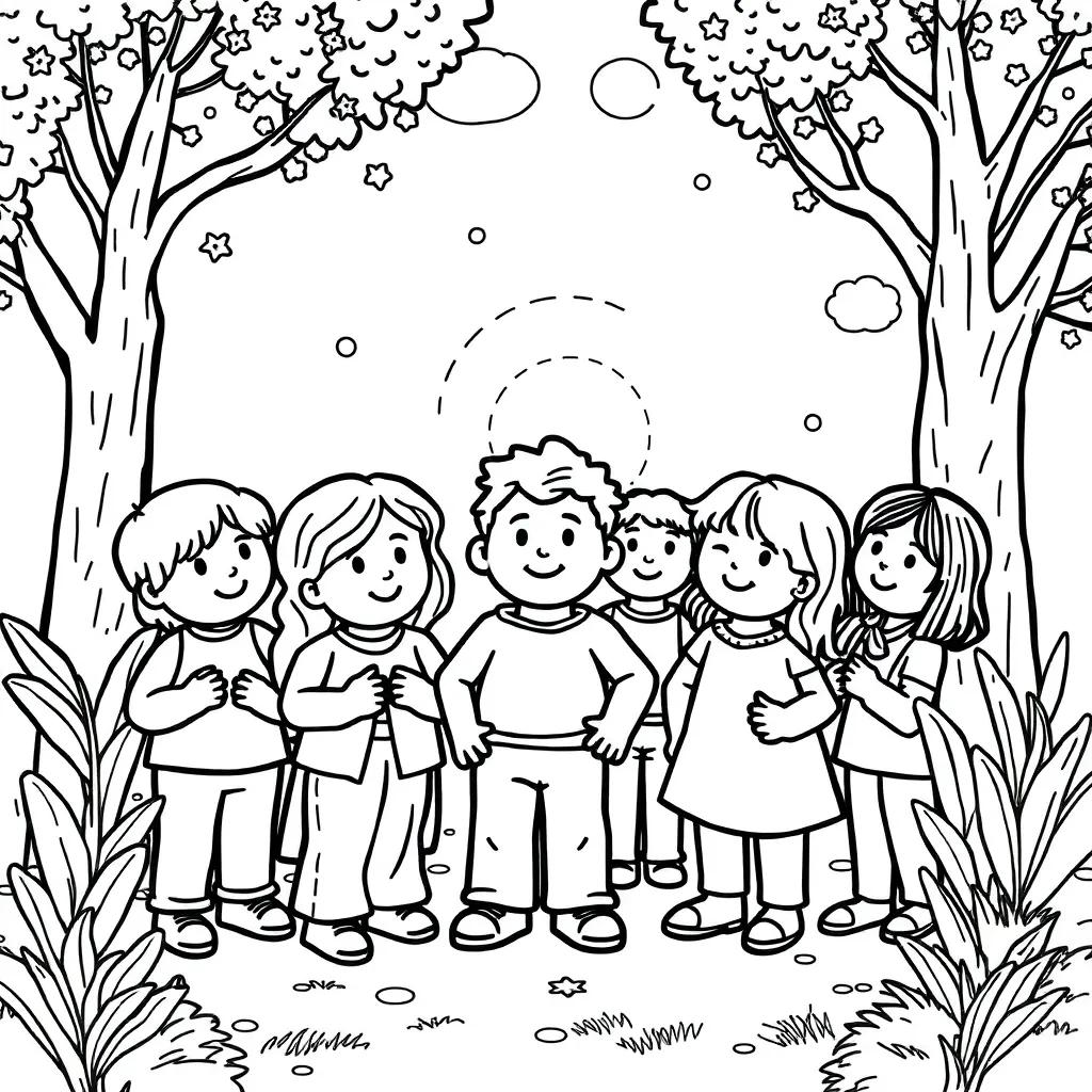 Little People Coloring Pages