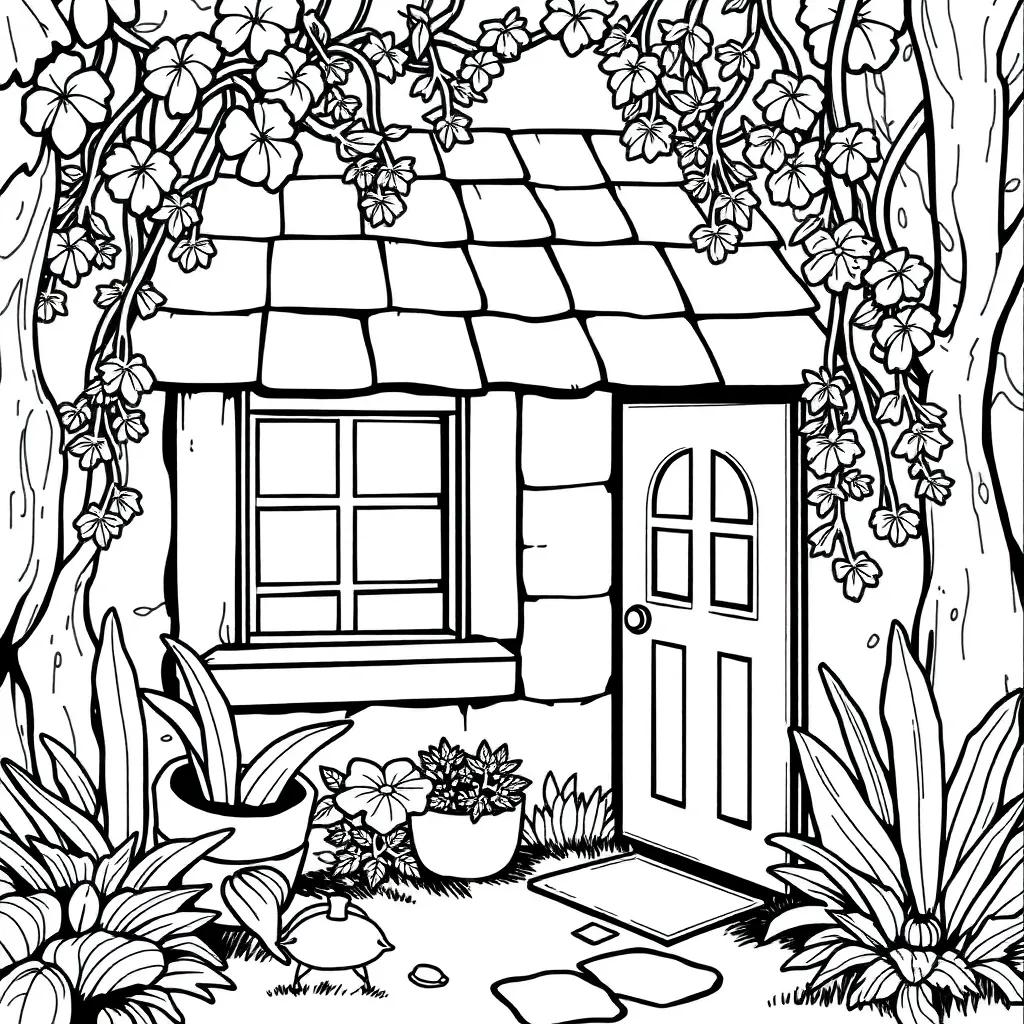 Little Corner Coloring Book Pages
