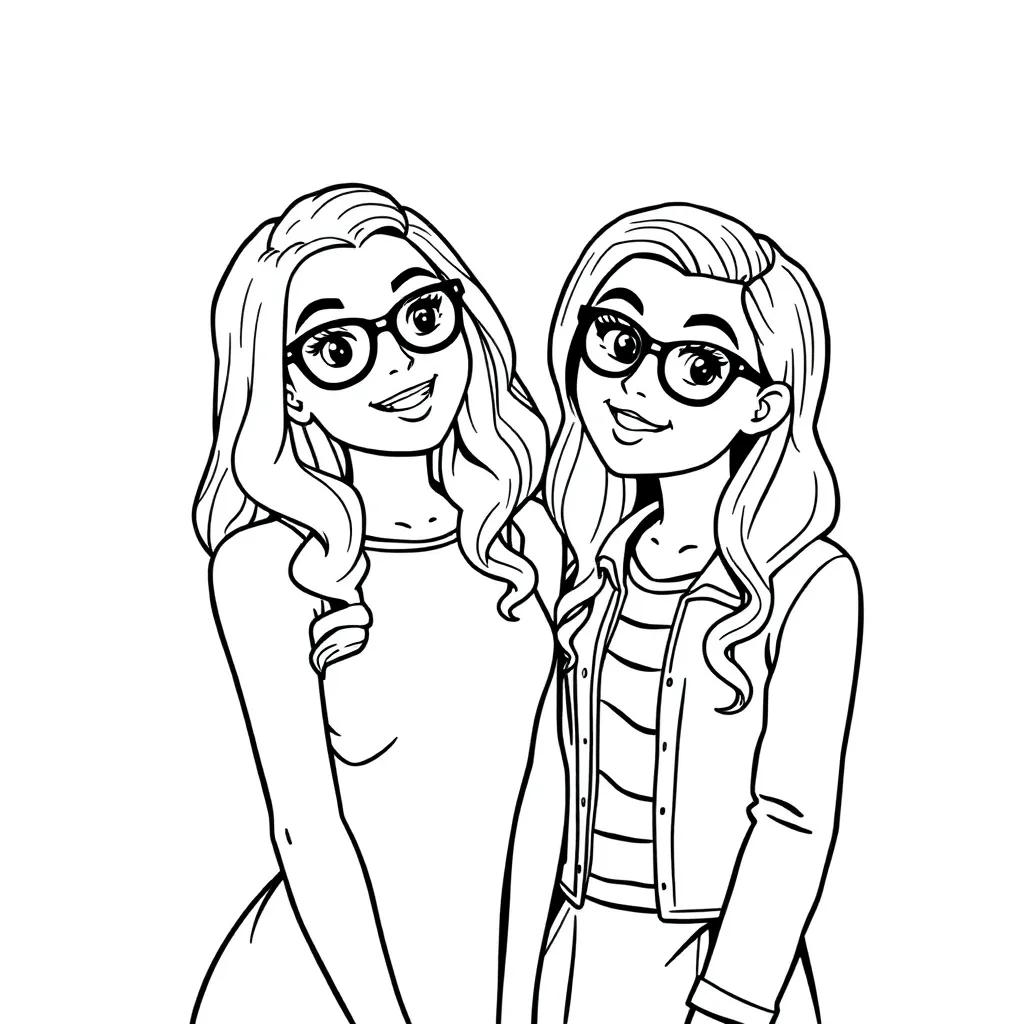 Liv And Maddie Coloring Pages
