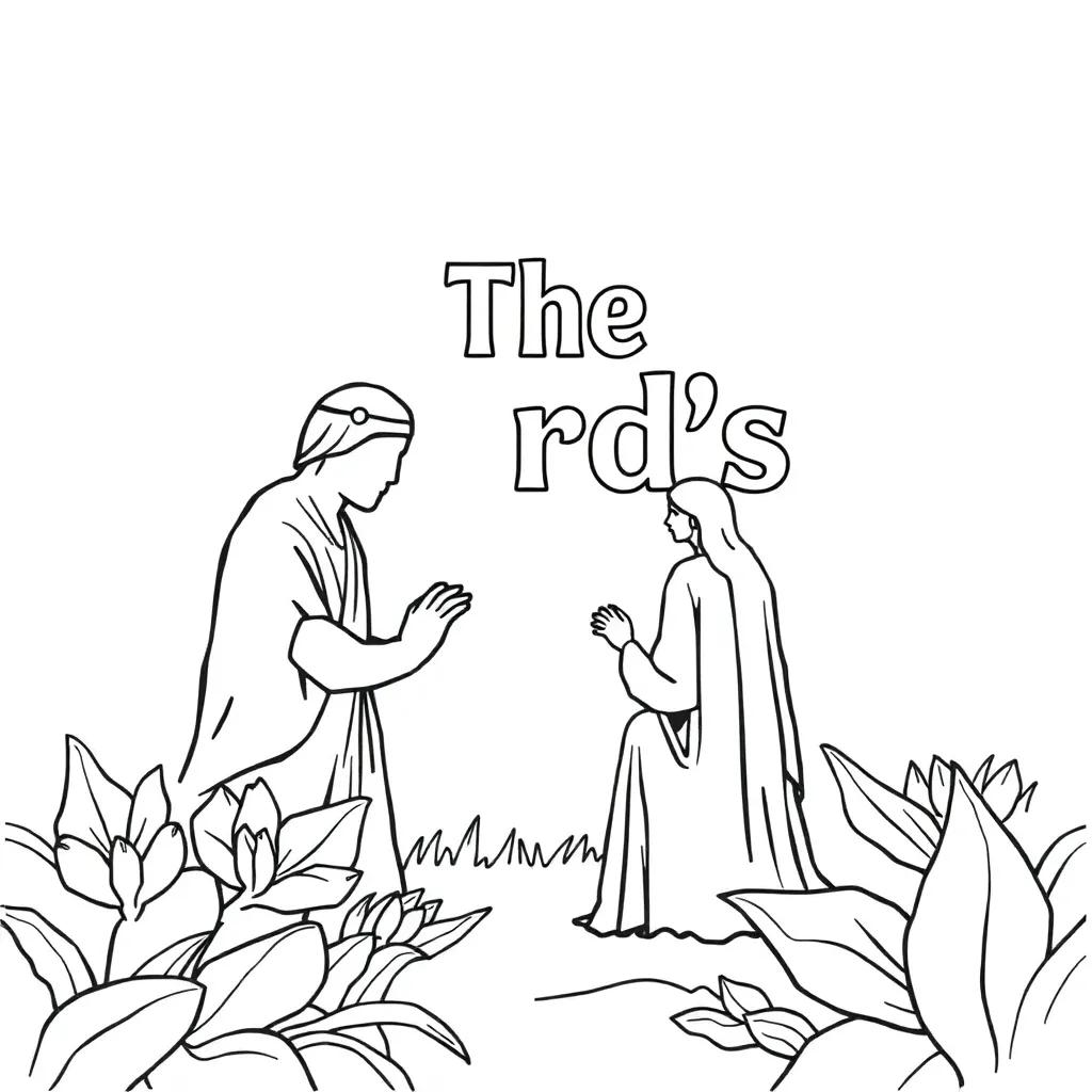 The Lord’s Prayer Coloring Page