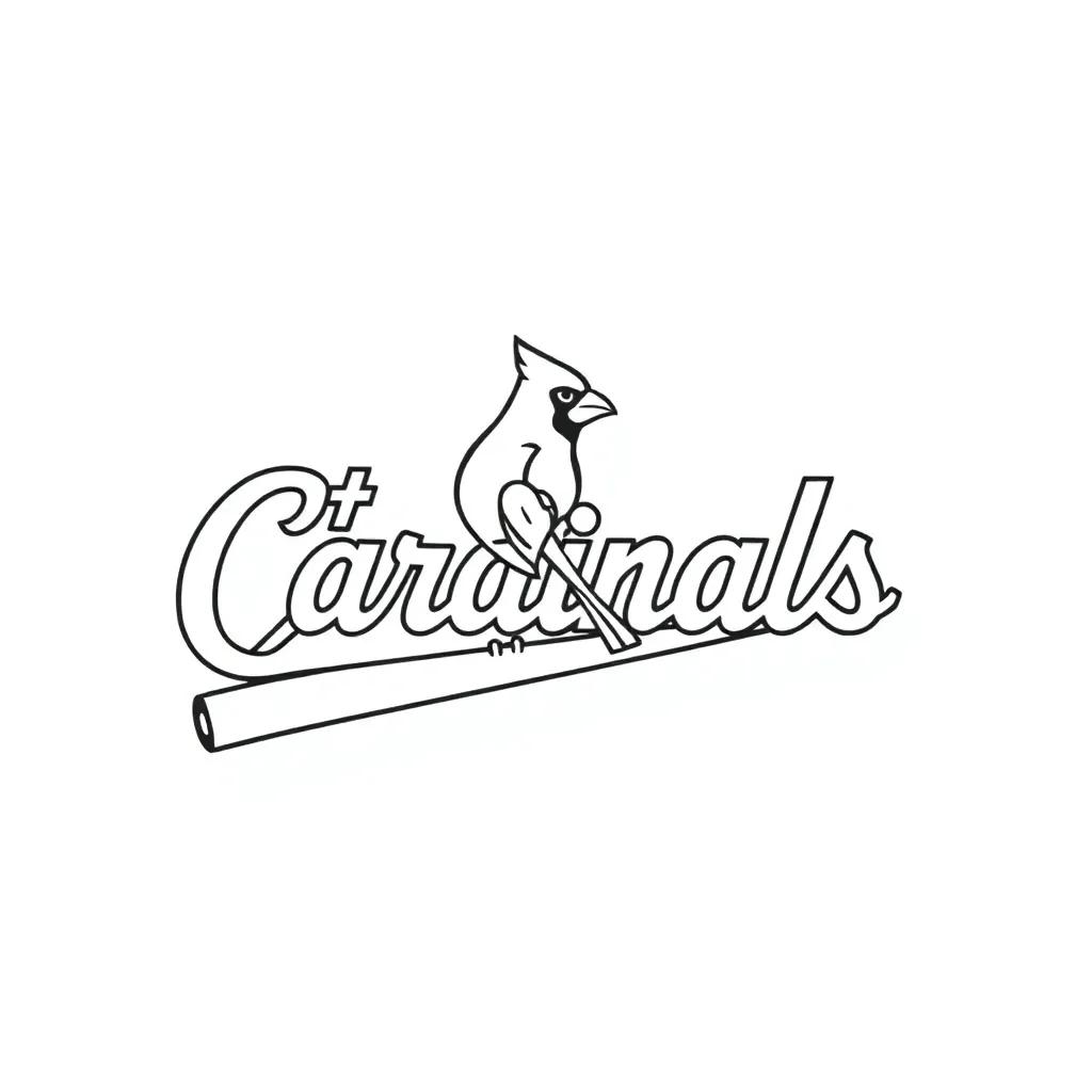 St Louis Cardinals Coloring Pages