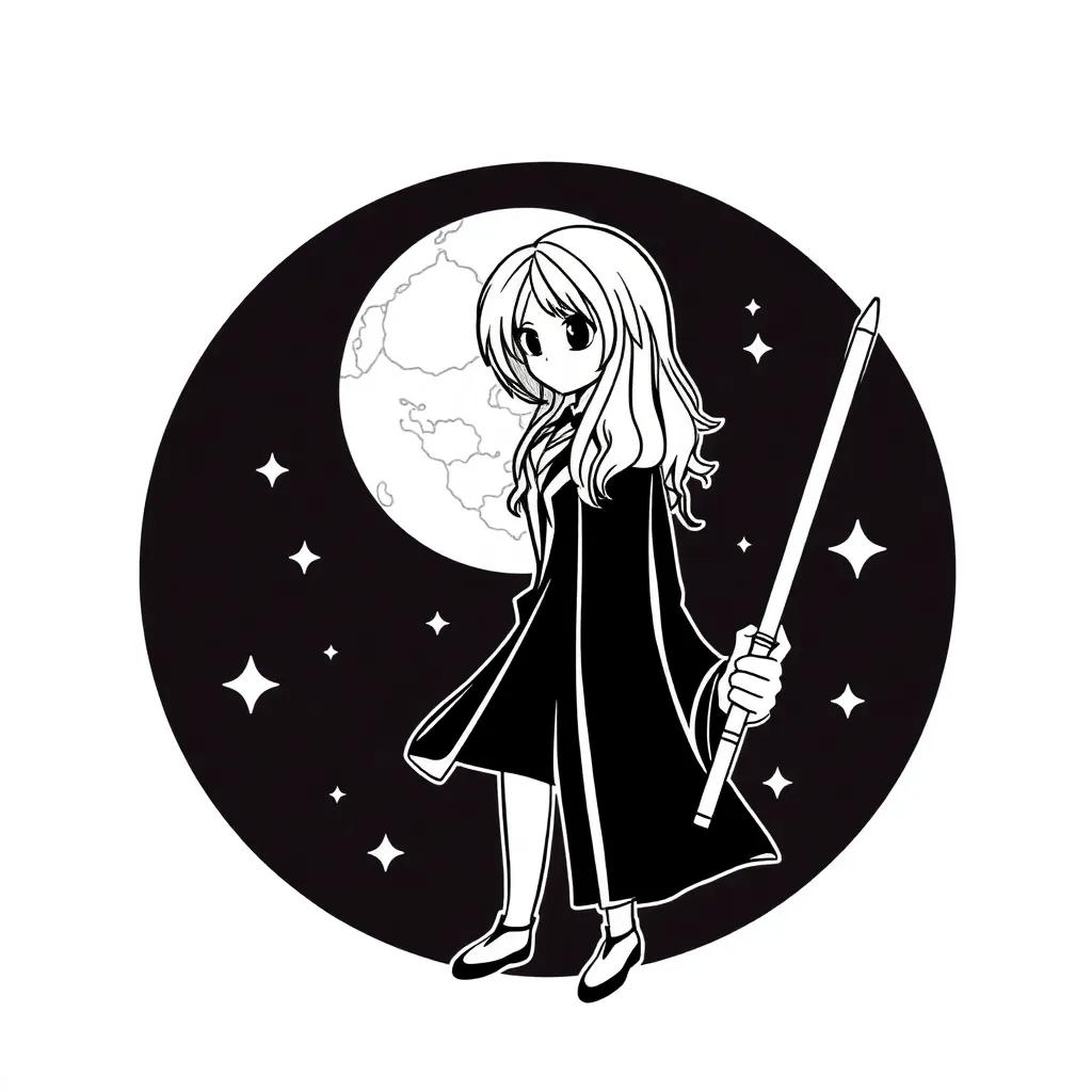 Luna Lovegood Coloring Pages