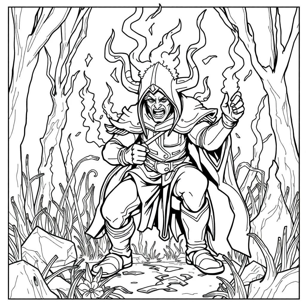 Magic The Gathering Coloring Pages
