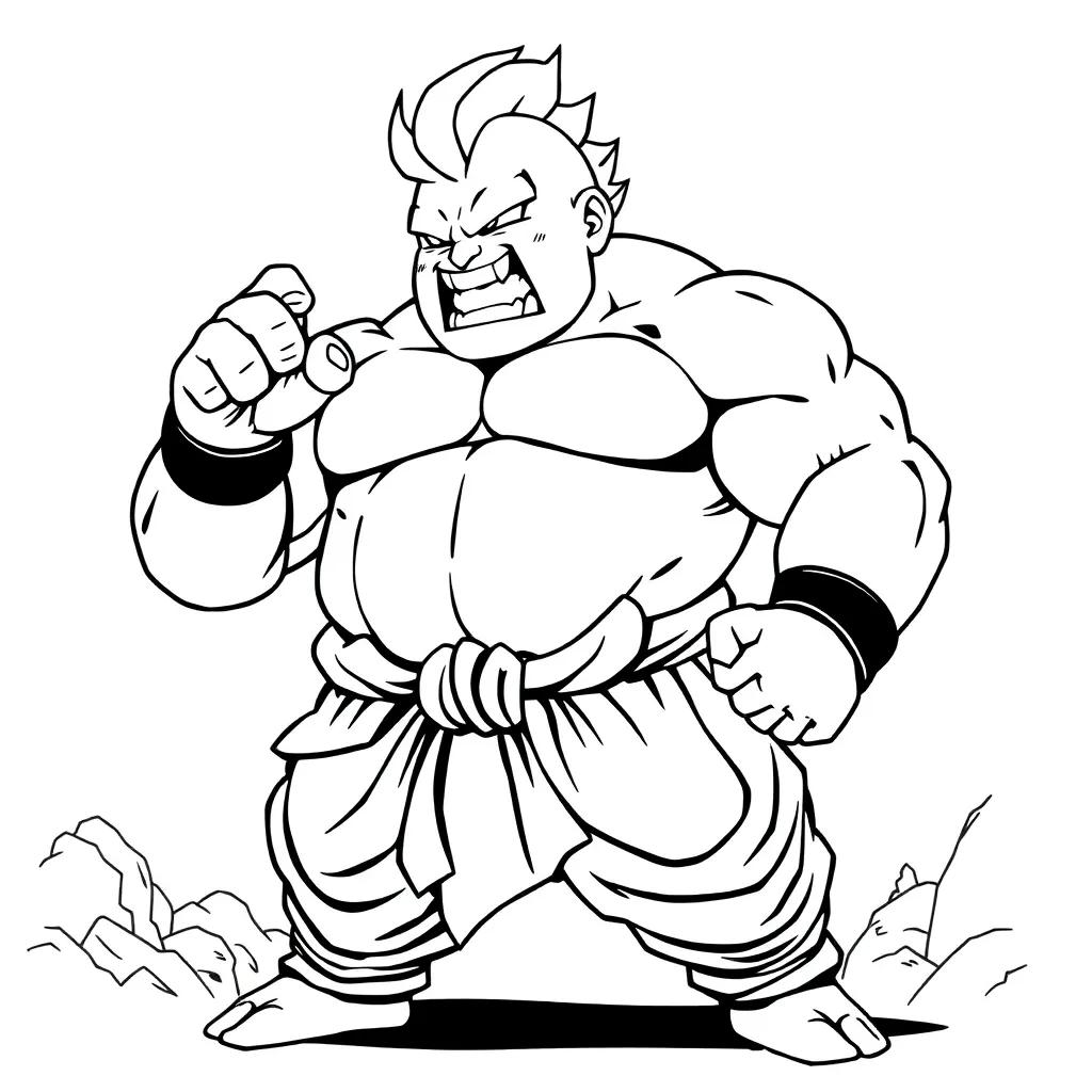 Majin Buu Coloring Pages