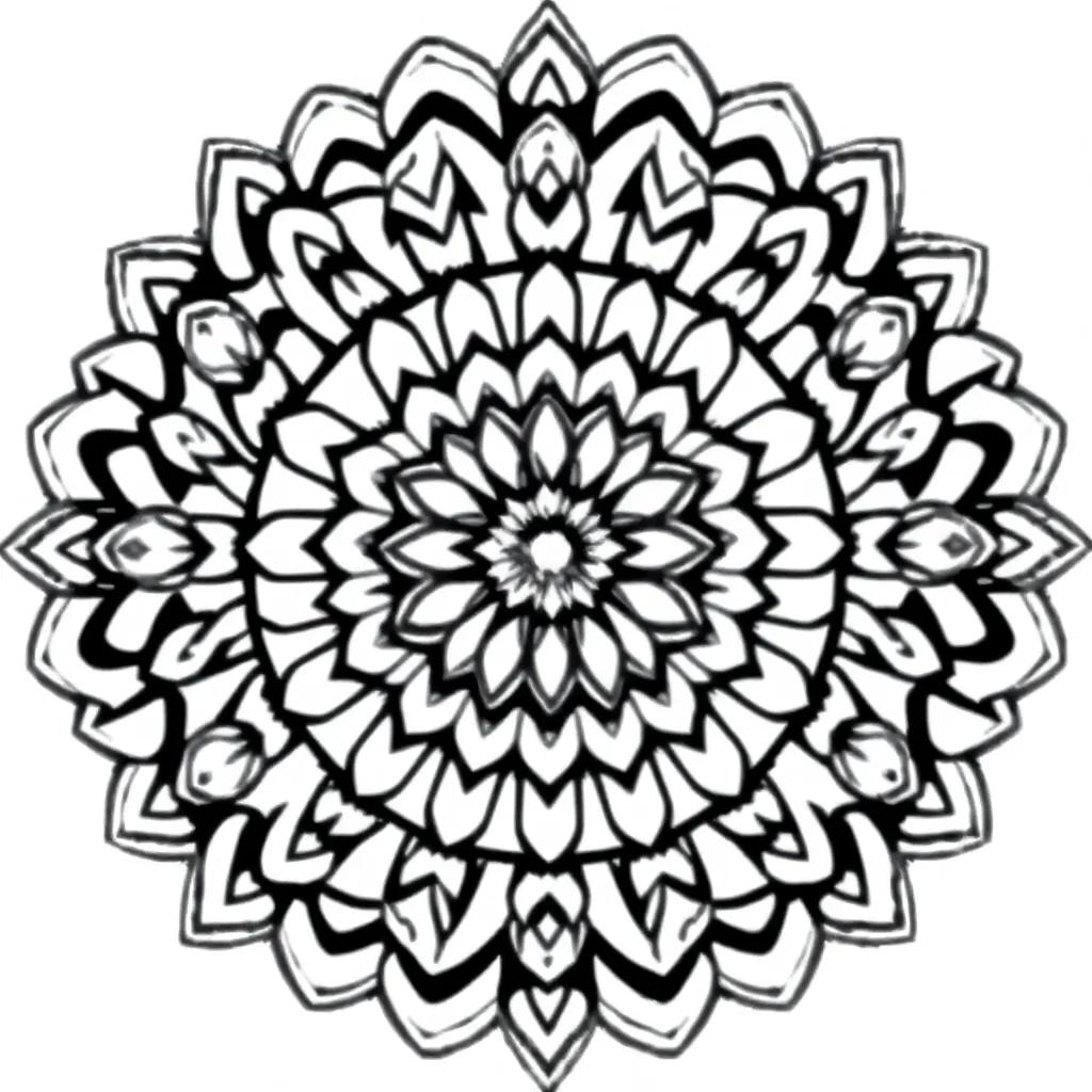 Mandala Coloring Pages App