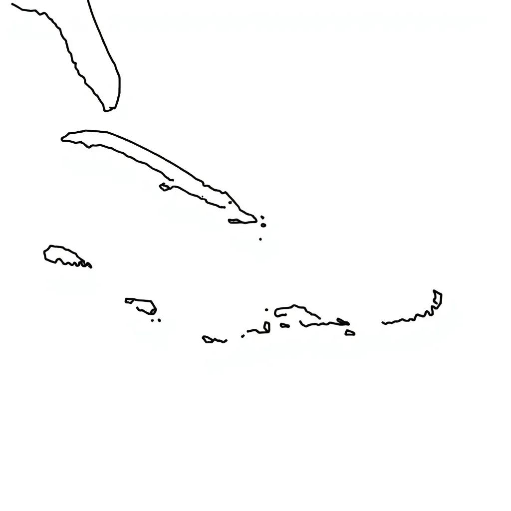Map Of Bonaire In The Caribbean