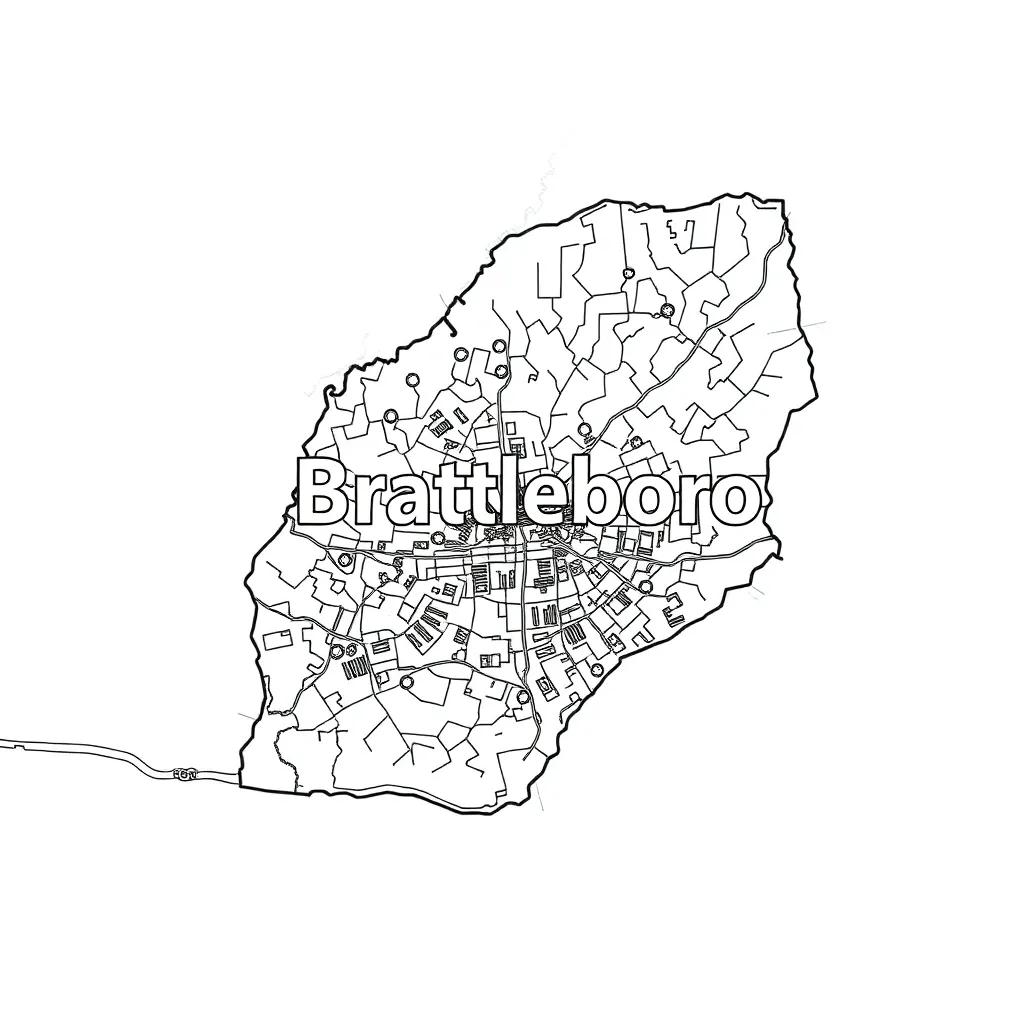 Map Of Brattleboro Vt
