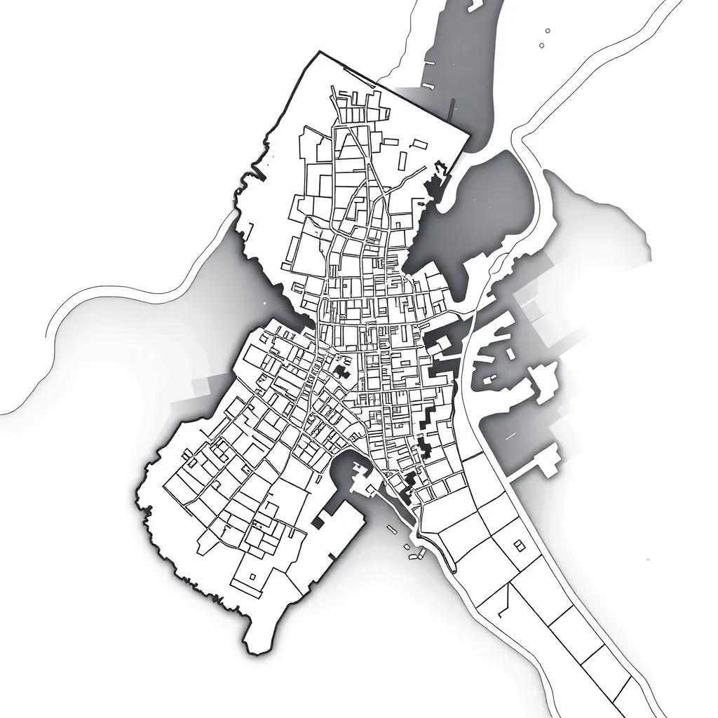 Map Of Belmar New Jersey