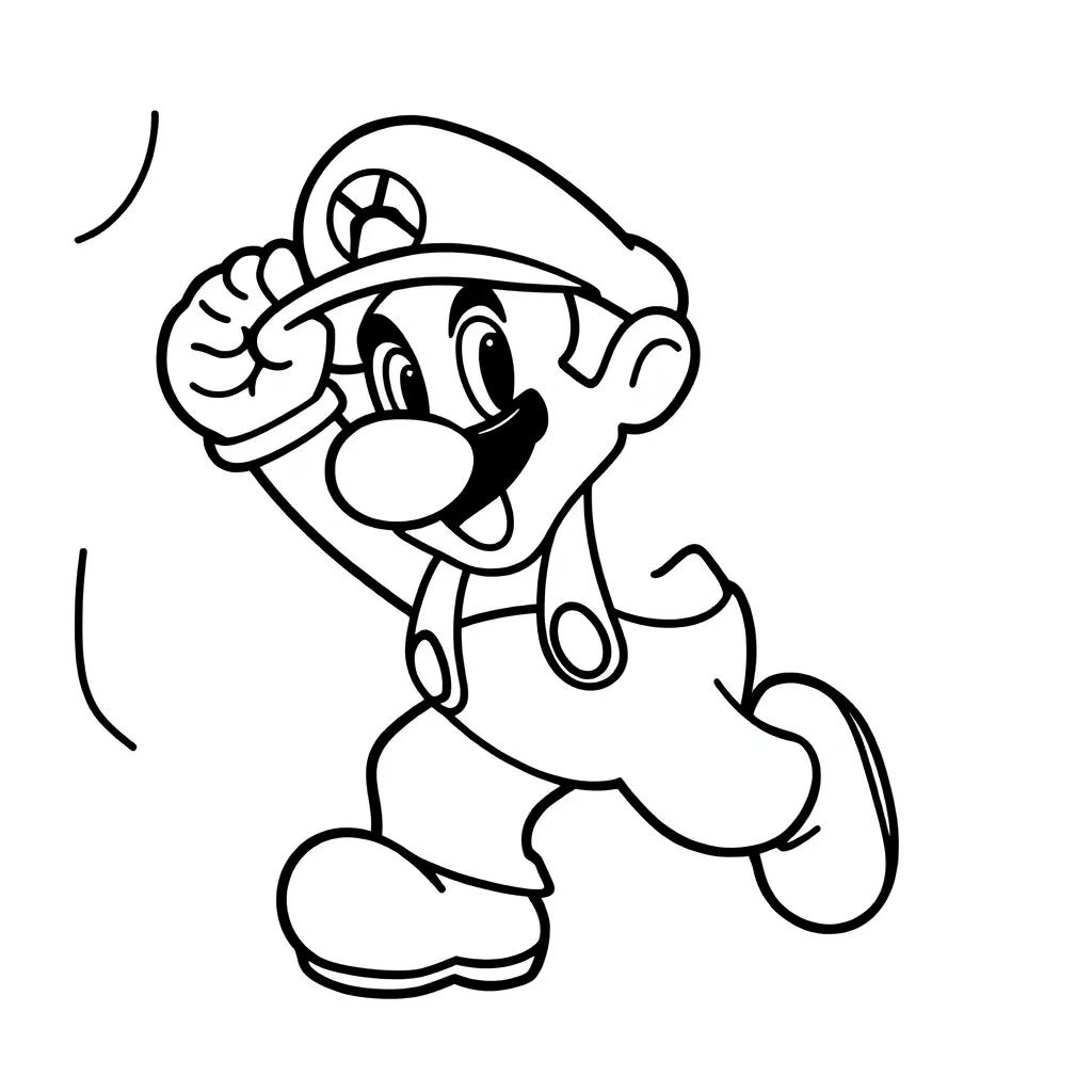 Mario 64 Coloring Pages