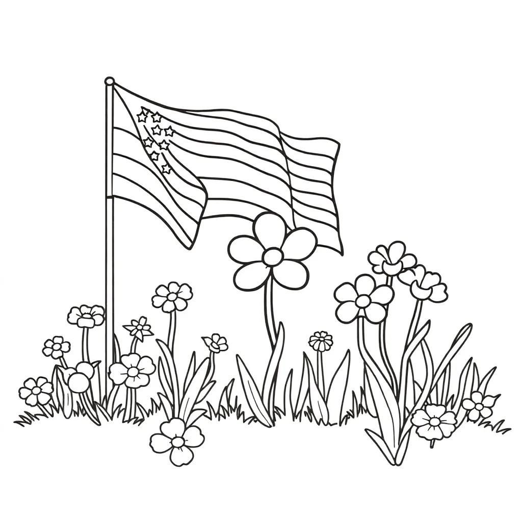 Memorial Day Coloring Pages Printable