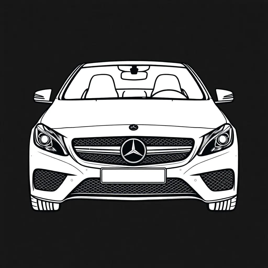 Mercedes Benz Coloring Pages