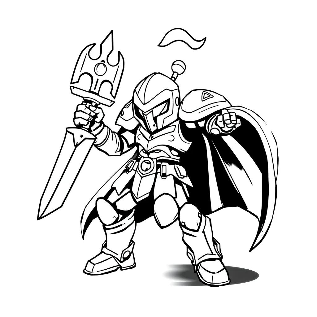 Meta Knight Coloring Page