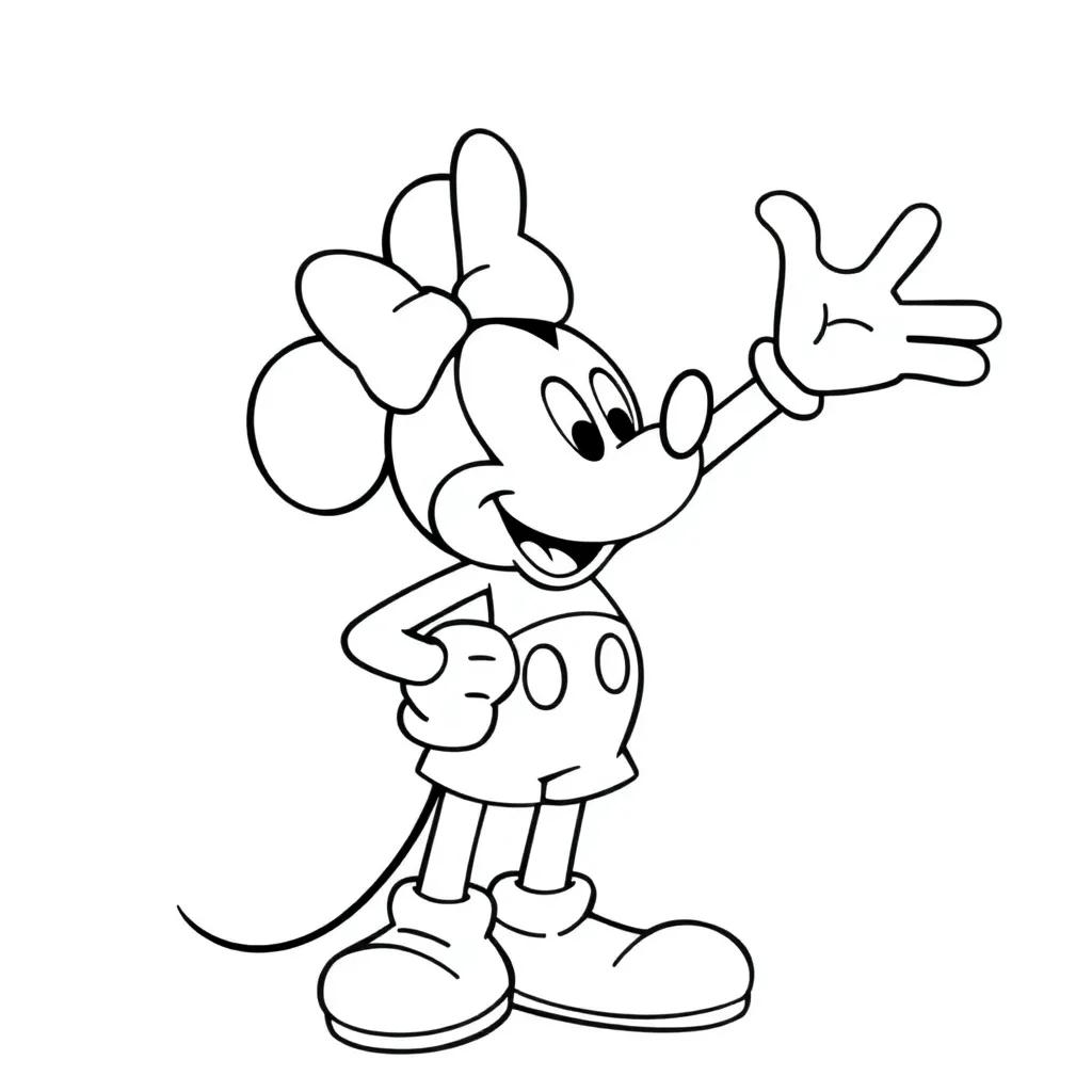 Mickey Mouse Free Printable Coloring Pages