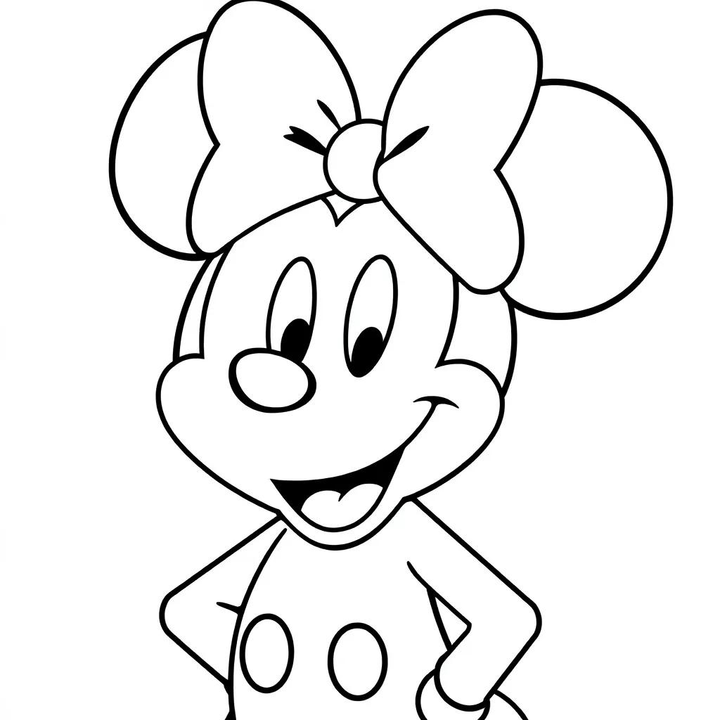 Micky Mouse Coloring Page