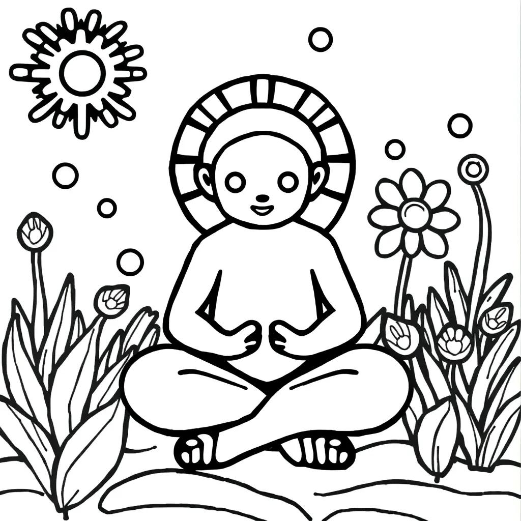 Mindfulness Coloring Pages For Kids
