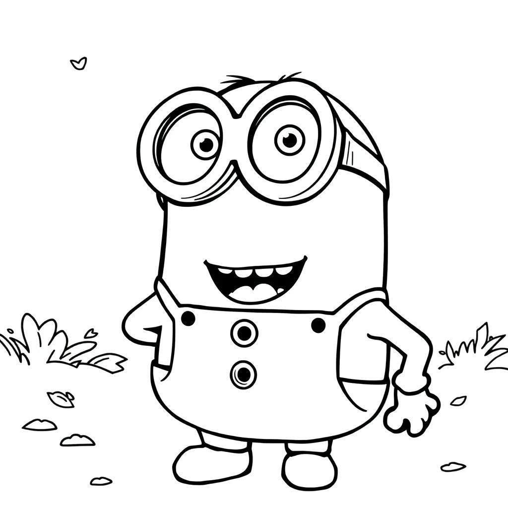 Minion Coloring Pages For Free