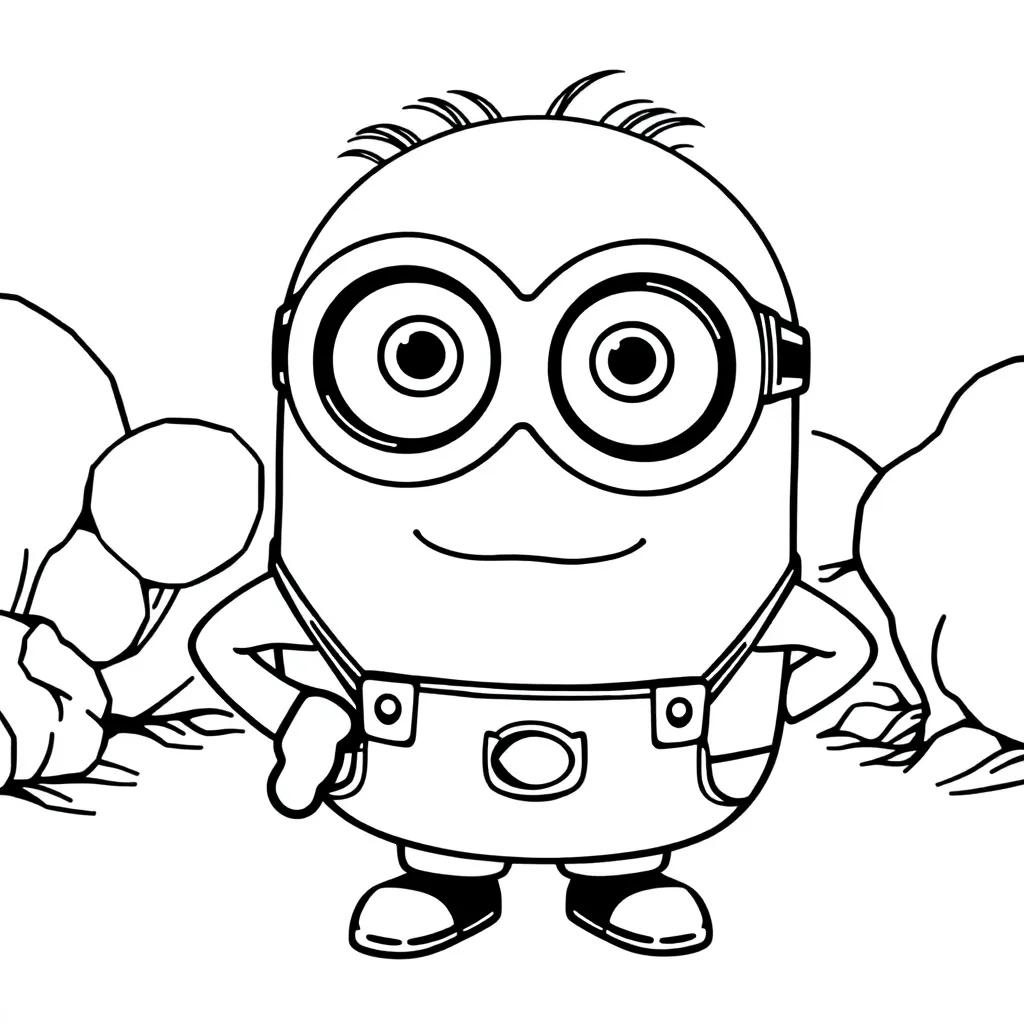 Minions Printable Coloring Pages