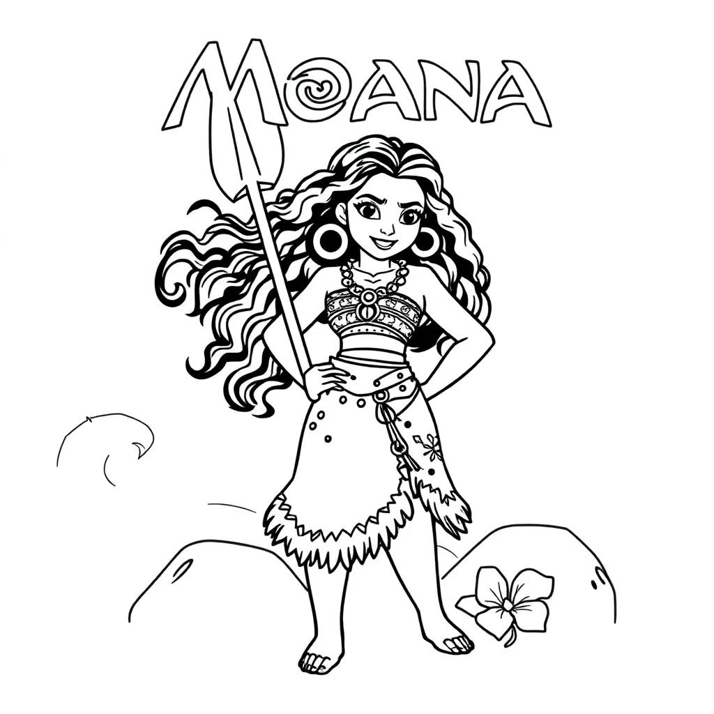 Moana Disney Coloring Pages