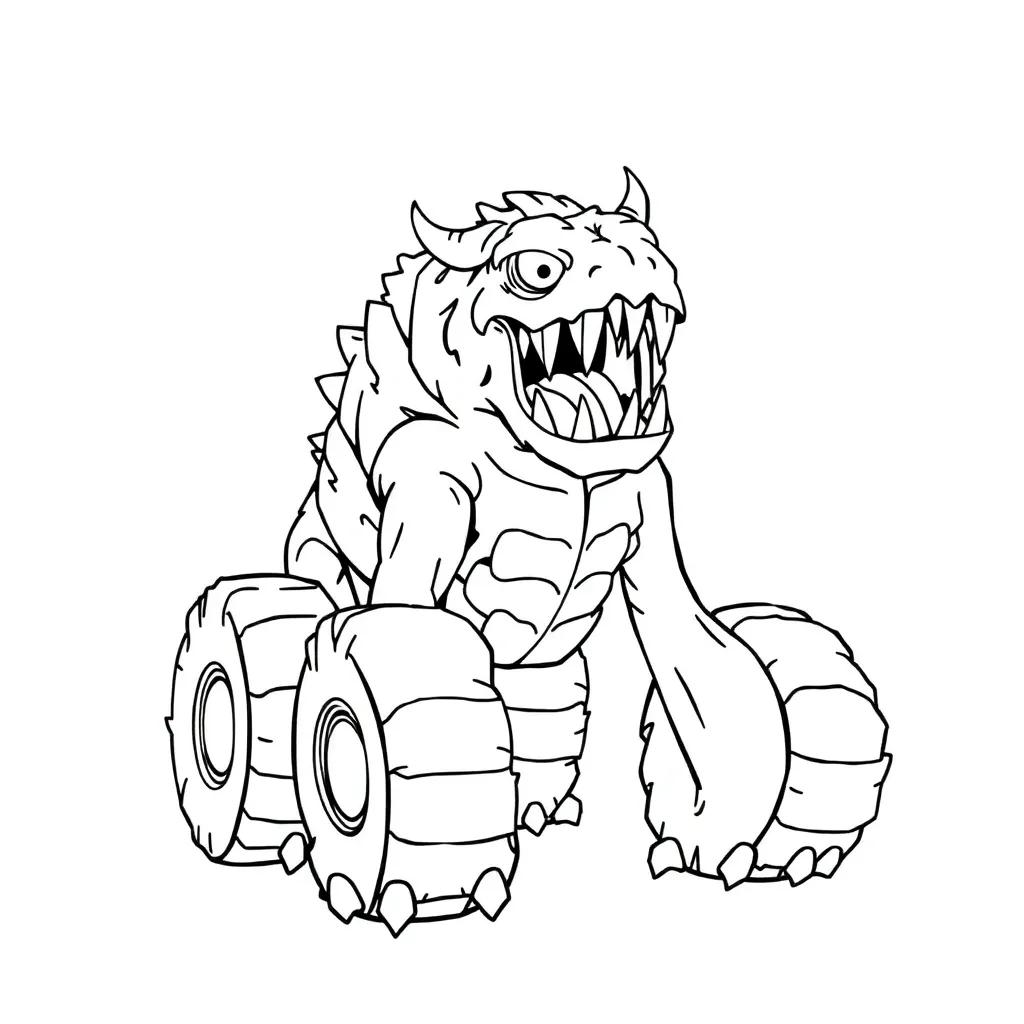 Monster Mutt Coloring Pages