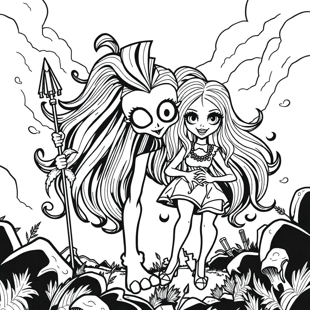 Monster High Color Pages