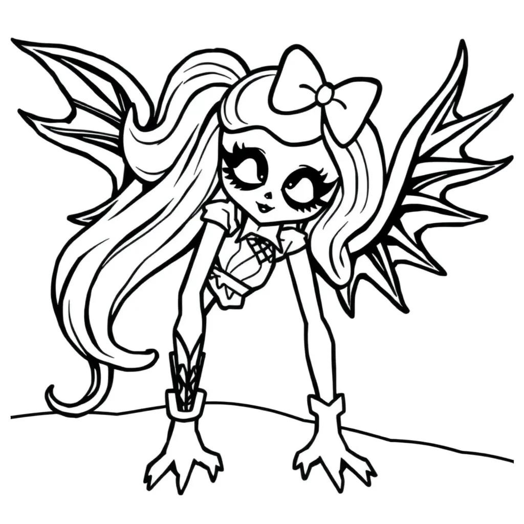 Monster High Coloring Pages Free Printable