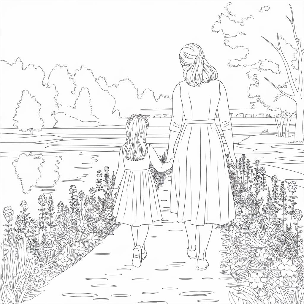 Mother’s Day Color Page