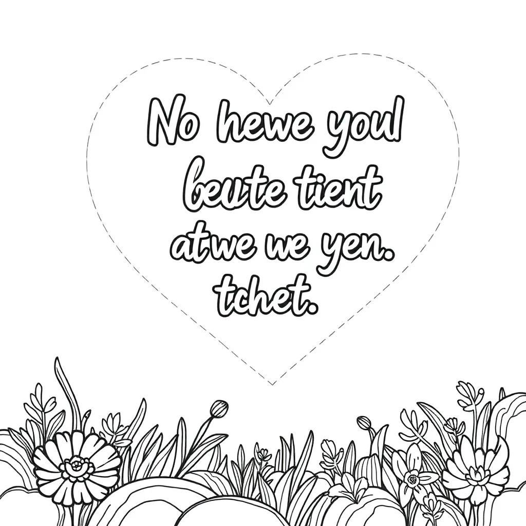 Motivational Quote Coloring Pages