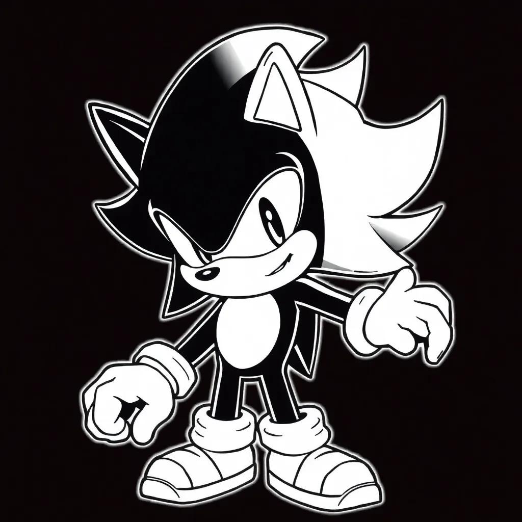 Movie Shadow The Hedgehog Coloring Pages