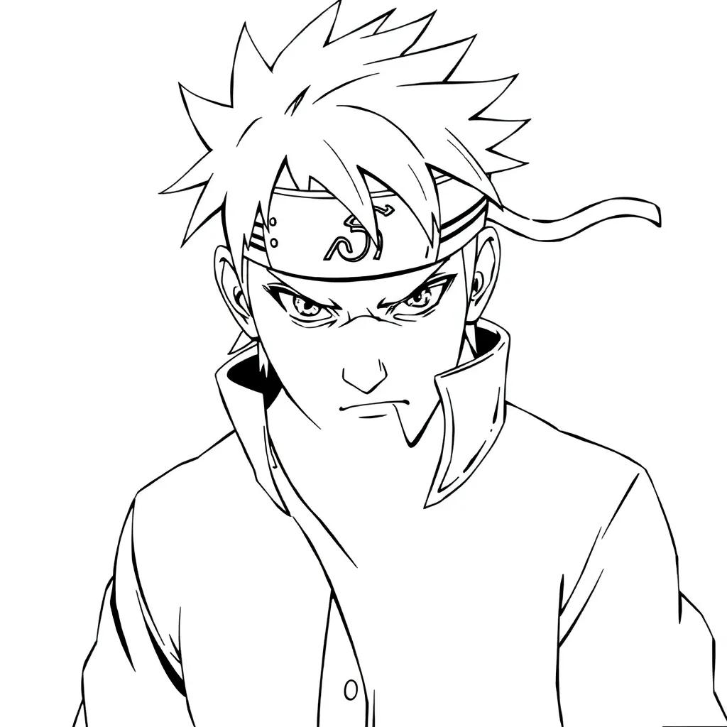 Naruto Printable Coloring Pages