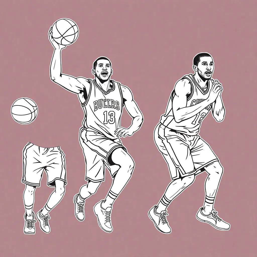 Nba Coloring Pages Nba Players