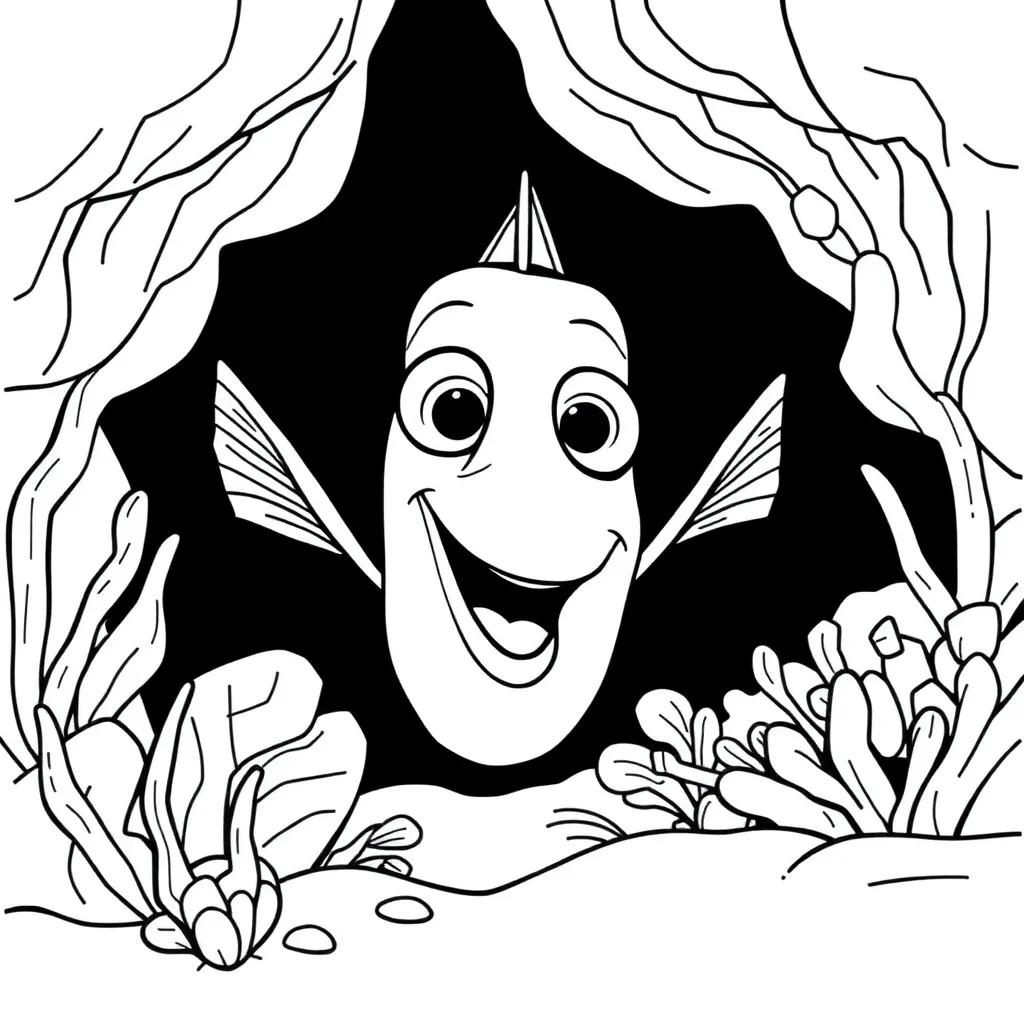 Nemo And Dory Coloring Pages